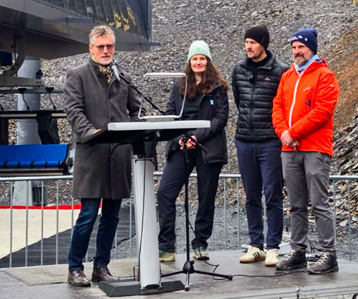 Rede zur Eröffnung der Skiarena Silbersattel in Steinach